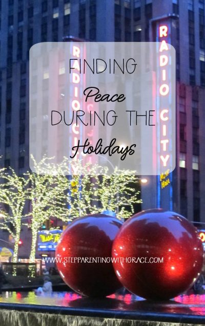 Finding Peace During the Holidays